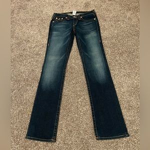 True religion straight leg jeans size 28